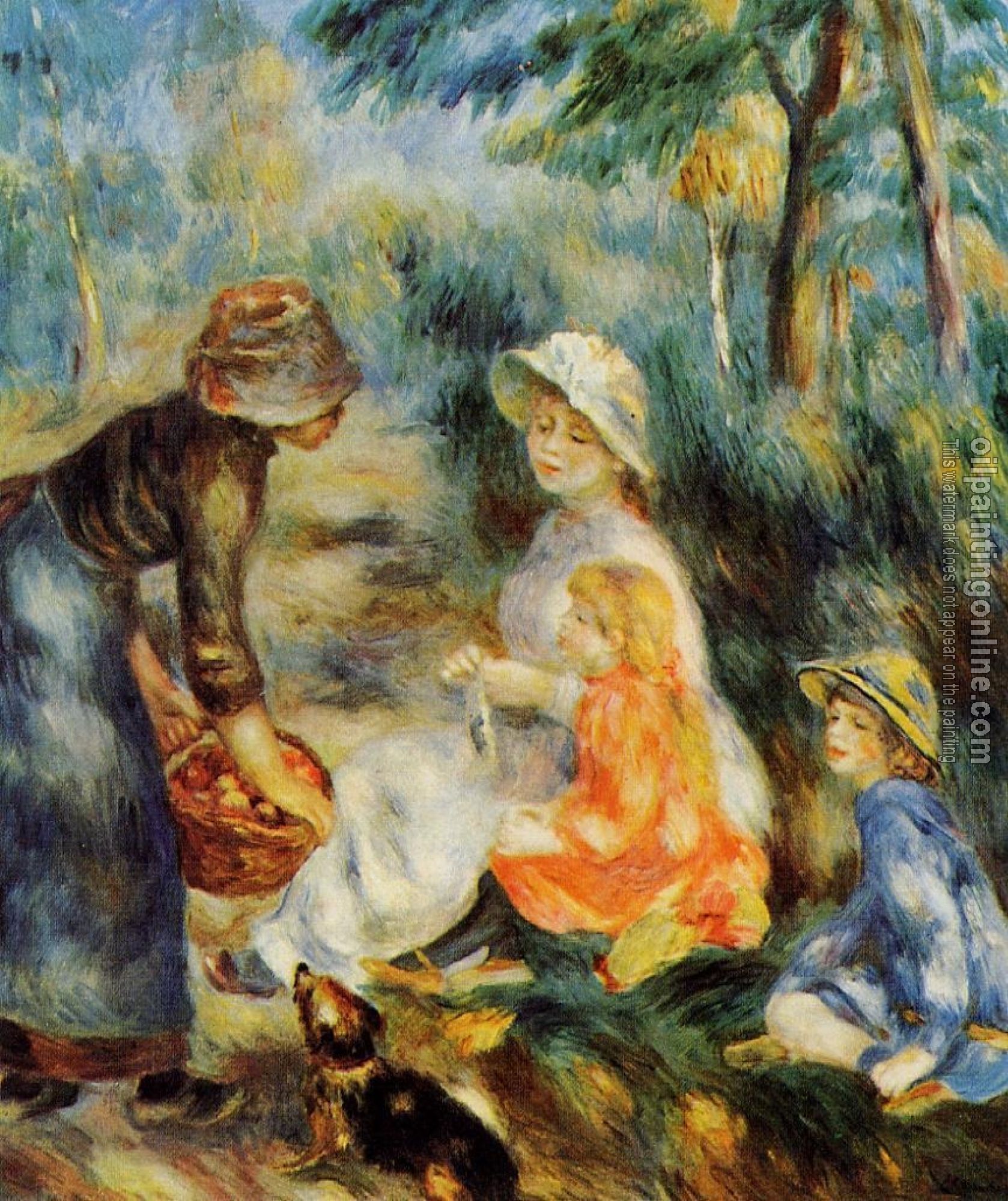 Renoir, Pierre Auguste - The Apple Seller